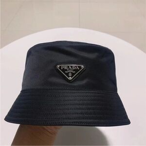 Prada Black Bucket Hat